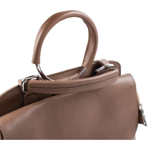 Жіночий рюкзак Valiria Fashion коричневий (4DETBI9942-12): Фактура Гладка, матова