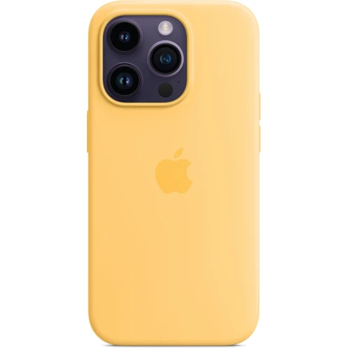 Чехол для iPhone Apple Silicone Case with MagSafe Sunglow (MPTM3) for iPhone 14 Pro