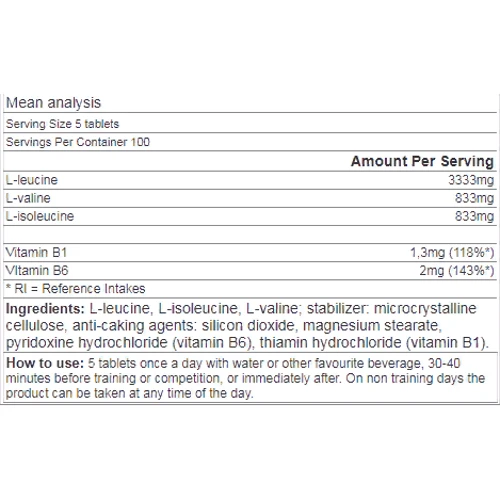 Амінокислота для спорту Yamamoto Nutrition Bcaa 4-1-1 500 сaps: Смак Без смаку