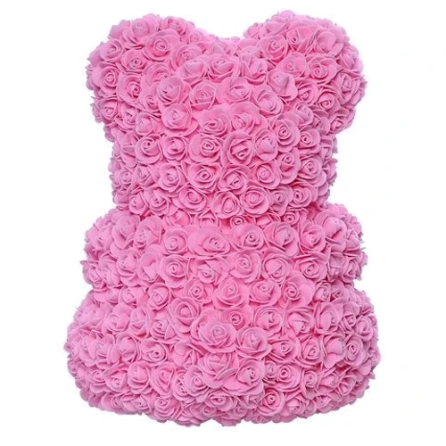 Мишка из роз UFT Bear Flowers UFT BB2 Pink фото 2