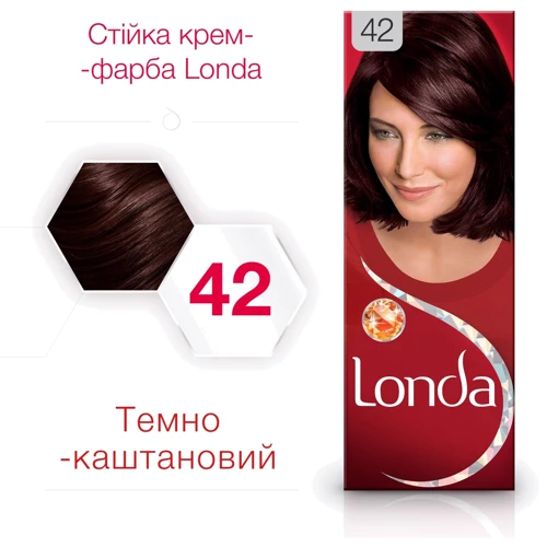 LONDA Крем-фарба для волосся стійка Base 42 Темно-каштановий 110 ml: Стать Для жінок