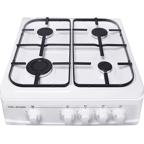Газовая плита Milano ML50 G2/01 white: Тип варочной поверхности газовая