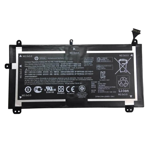 Батарея для ноутбука HP SF02XL Pavilion 10-k 7.4V Black 2860mAh (61272)