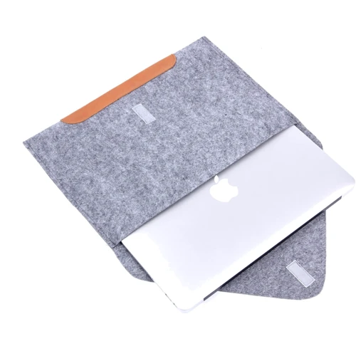 Gmakin Cover Envelope Felt Brown/Grey (GM10-15) for MacBook Pro 15/Pro 16 фото 6