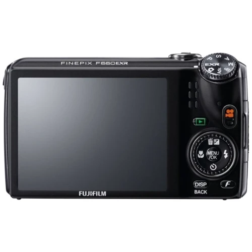 Fujifilm FinePix F660EXR Black: Размер дисплея 3", 460 тыс. пикселей
