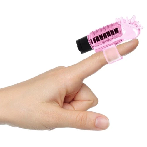 Насадка на палец LYBAILE Finger Vibrator Pink 7.6 см