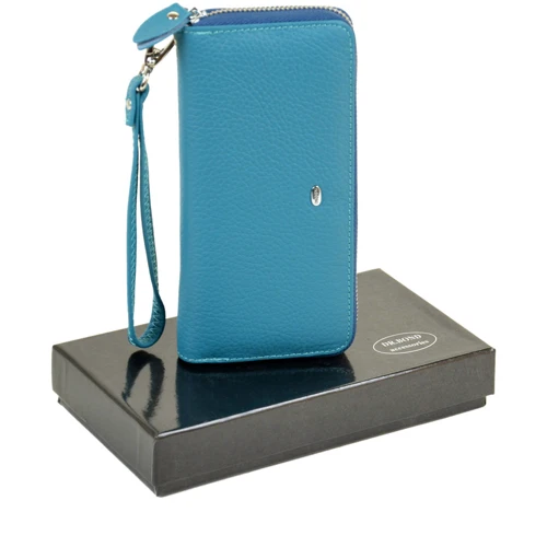 Женский кошелек Dr. Bond голубой (30484 l-blue)