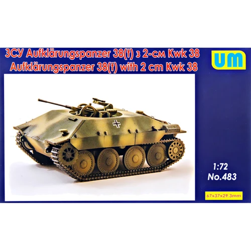 Разведывательный танк UNIMODELS 38 (т) с 2 см KwK 38