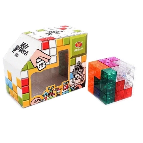 Магнитная головоломка YJ Magnetic Blocks, Кубики Сома (YJ8392)