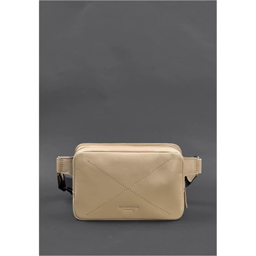 Женская поясная сумка BlankNote Dropbag Mini светло-бежевая (BN-BAG-6-light-beige)