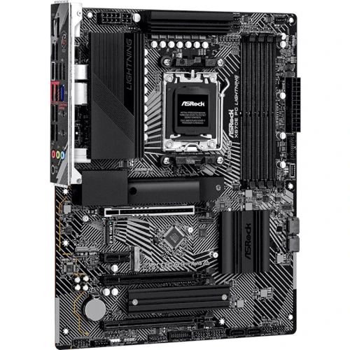 ASRock X670E PG LIGHTNING: Роз'єми на задній панелі USB Type-C, USB 3.2 Gen 2, USB 3.2 Gen 1, USB 2.0, HDMI, DisplayPort