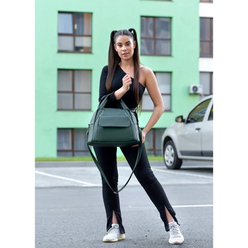 Женская спортивная сумка Sambag Vogue BKS зеленая (90153007): Пол Женский