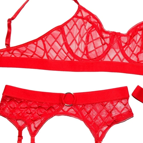 Эротический комплект NDS S19103IRD Red (M, L, ХL) (23685)