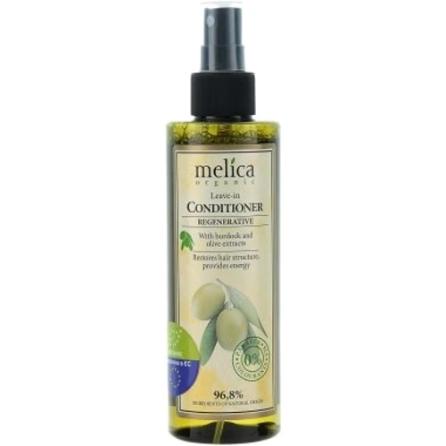 Melica Organic Leave-in Regenerative Conditioner 200 ml Регенерирующий кондиционер с экстрактами лопуха и оливы