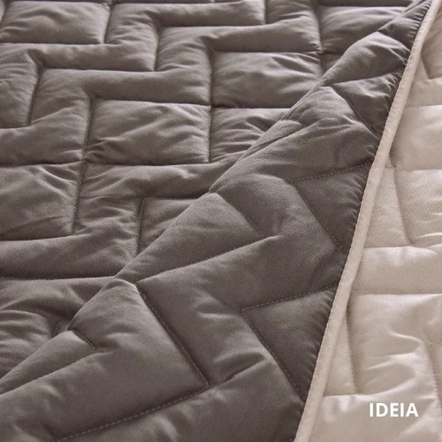 Покрывало IDEIA Izzi двухстороннее шоколад/беж 220х240 см (4820227286300)