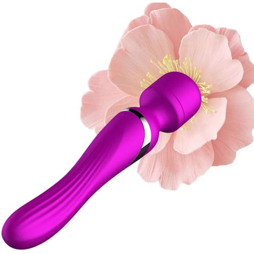 Универсальный вибромассажер Foxshow Silicone Dual Massager Purple