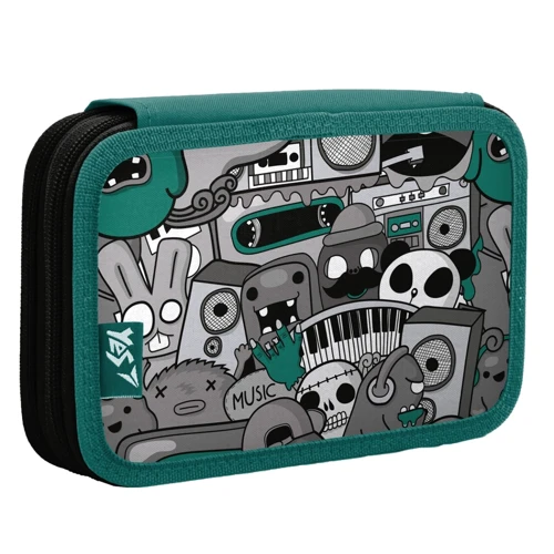 Пенал твердый YES двойной HP-01 Monster (532885)