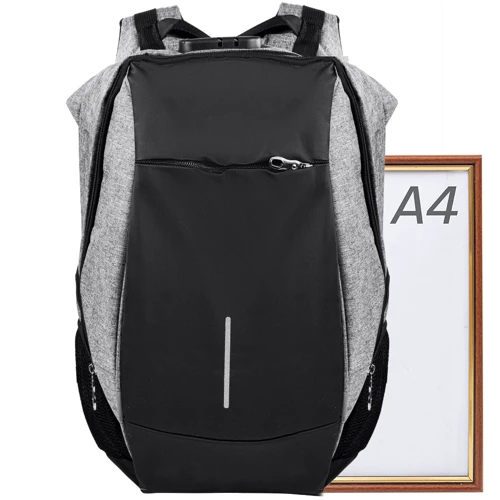 Мужской рюкзак Valiria Fashion серый( DETAB8609-9): Застежка Молния