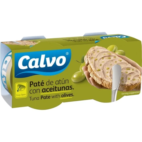 Паштет з тунця з оливками, TM Calvo, 2х75 г (WT3219)