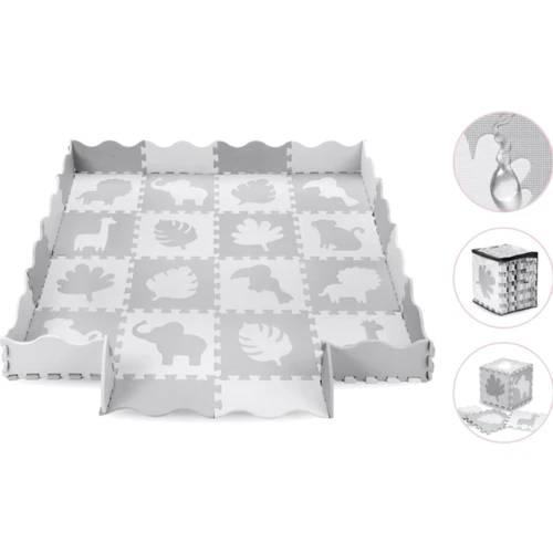 Коврик-пазл MoMi ZAWI grey 150 x 150 cm (MAED00013): Размер, см 150 - 150