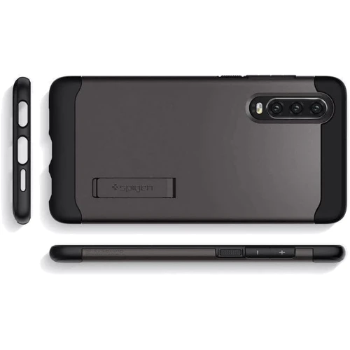 Аксессуар для смартфона Spigen Slim Armor Gunmetal (L38CS25925) for Huawei P30: Цвет серый/черный