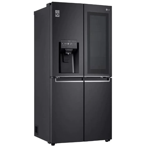 Холодильник Side-by-Side LG GMX844MCBF: Кількість дверей 4