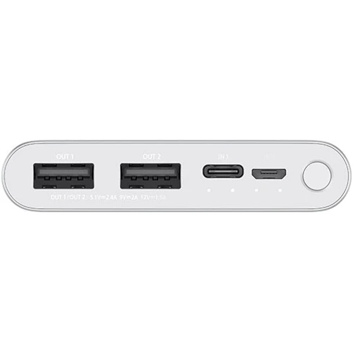 Внешний аккумулятор Xiaomi Mi Power Bank 3 10000mAh Dual USB Fast Charge 18W Silver (PLM13ZM): Особенности металлический корпус, быстрая зарядка