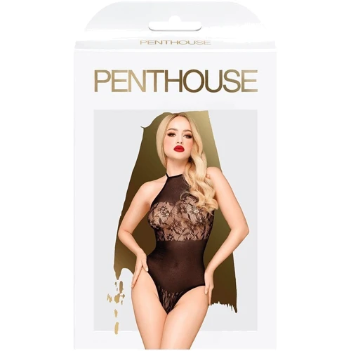Боди Penthouse - Blooming era Black XL