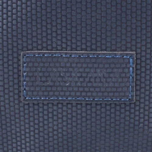 Жіноча сумка-мішок Laskara сіра (LK10203-grey-navy): Фактура Зерниста, Гладка, матова