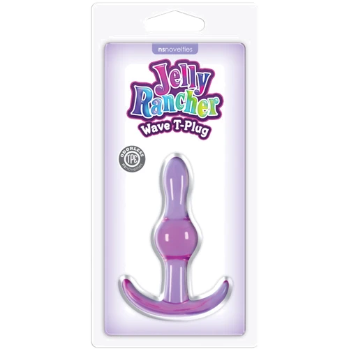 Ns Novelties Jelly Rancher Wave анальная пробка 8.5x2.8 см, фиолетовый