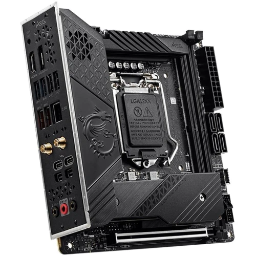 MSI MEG Z590I UNIFY: Разъемы на плате USB 2.0, USB 3.2 Gen 1, USB Type-C, SATA 3.0, M.2