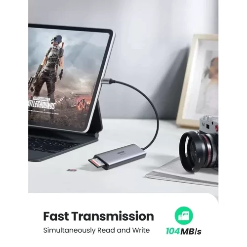Адаптер Ugreen Adapter CM511 USB-C to 3xUSB 3.0+HDMI+SD Space Gray (60383) фото 5