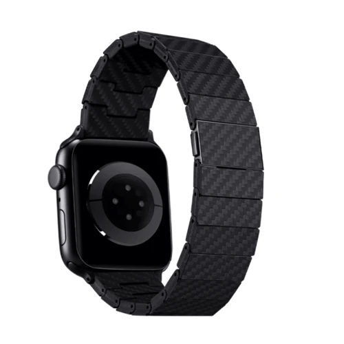 Аксесуар для Watch Pitaka Carbon Fiber Watch Band Modern Black/Grey for Apple Watch 42/44/45/49mm (AWB2307): Виробник Pitaka