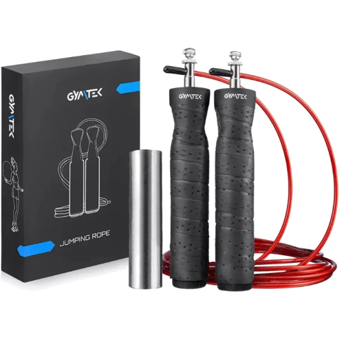 Скакалка Скакалка Gymtek скоростная с утяжелителем на подшипниках (5907766663980)