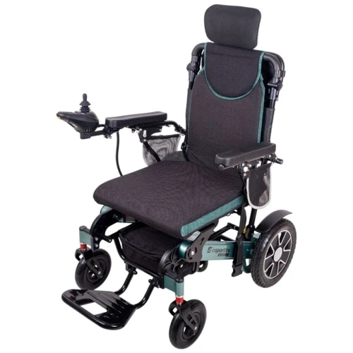 Электрическая инвалидная коляска inSPORTline Hawkie Evo Plus с регулируемой спинкой 700 Вт (27828)