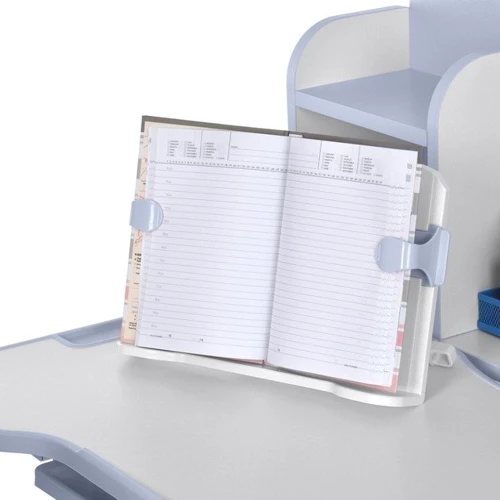 Детская парта с надстройкой и стулом Bambi серый (M 5799-11)