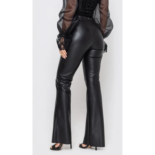 Брюки Luzana Кори 42-44 черные: Посадка Высокая талия