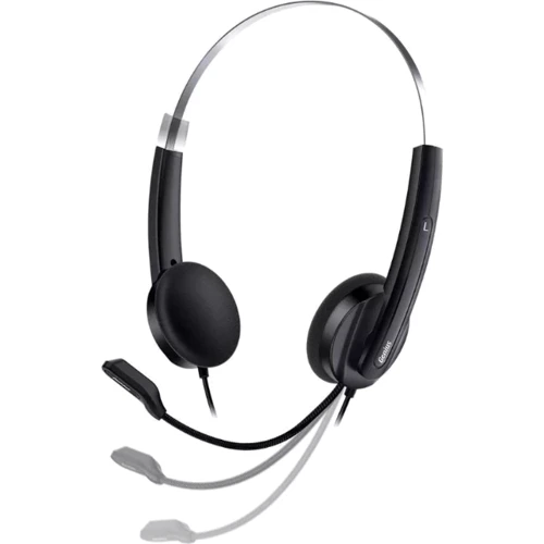 Наушники Genius HS-220U Black (31710020400): Тип крепления оголовные