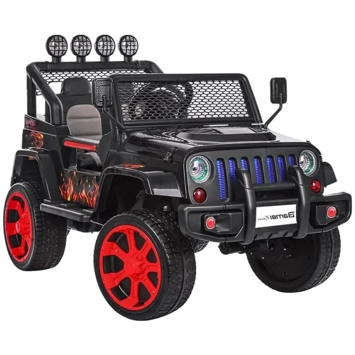 Детский электромобиль Джип Bambi Racer Jeep Wrangler, черный (M 3237EBLR-2-3): Максимальная скорость, км/ч 7