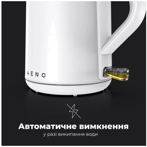 Электрочайник AENO EK2 (AEK0002): Покрытие нагревательного элемента (материал) нержaвеющaя стaль