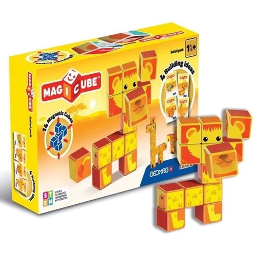 Магнітні кубики Geomag Magicube Safari Park Сафарі (135)