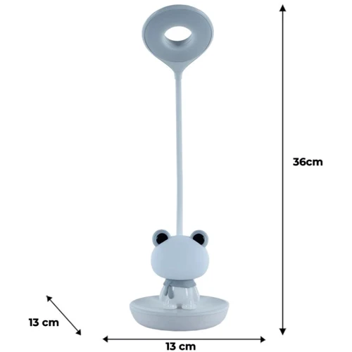 Настольная лампа LED Kite с аккумулятором Froggy белая (k24-492-3-1)