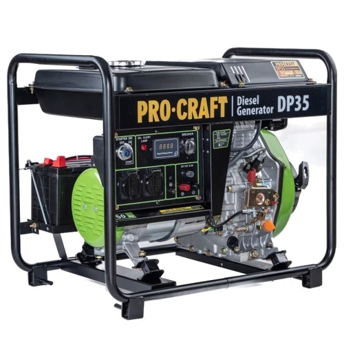 Генератор дизельный Procraft DP35: Количество фаз 1