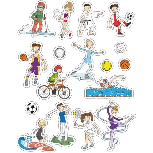 Наклейки Apli Kids Спорт тематические обучающие 12 листов 11453: Производитель ApliKids