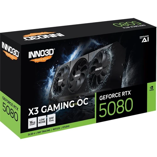 Відеокарта INNO3D GEFORCE RTX 5080 X3 GAMING OC (G50803-16D7X-17603930)