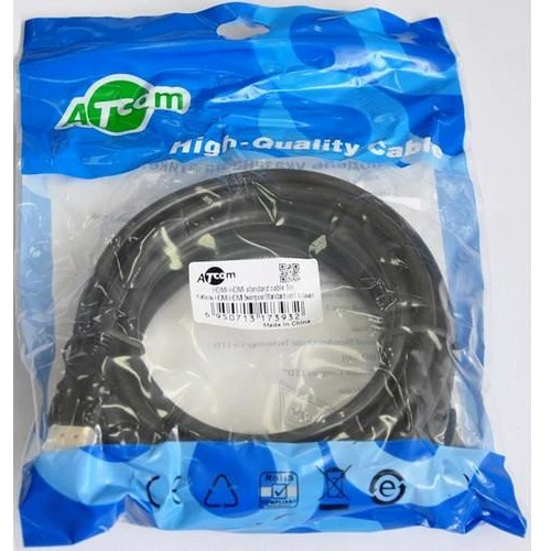 Кабель и переходник HDMI to HDMI 5.0m Atcom (17393): Тип кабель