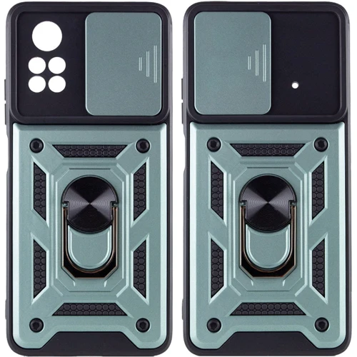 Чохол для телефона Mobile Case Camshield Serge Ring Green для Xiaomi Poco X4 Pro 5G