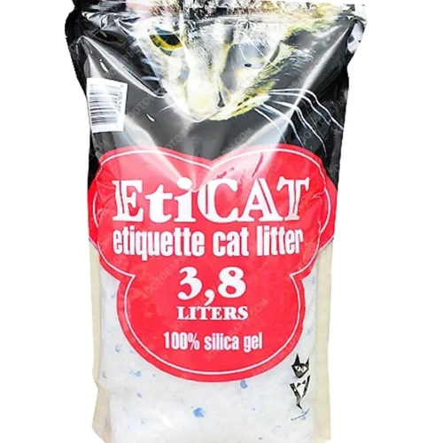 Наповнювач для котячого туалету Eti Cat силікагелевий 3.8 л (779369418268)