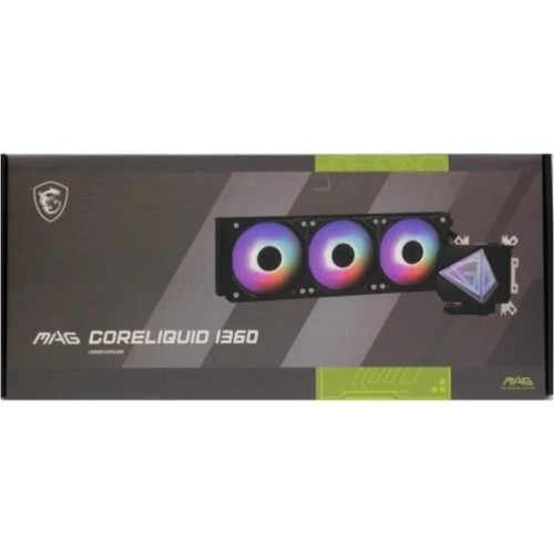 Кулер MSI MAG CoreLiquid I360: Тип підшипника гидродинамический