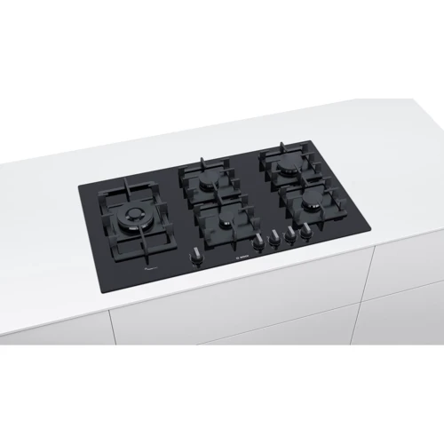 Варильна поверхня газова Bosch PPS9A6B90: Кількість конфорок 5